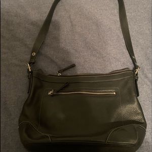 Coach Pebble grain leather medium hobo handbag